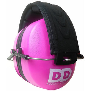 Decibel Defense Safety Earmuffs in Hot Pink