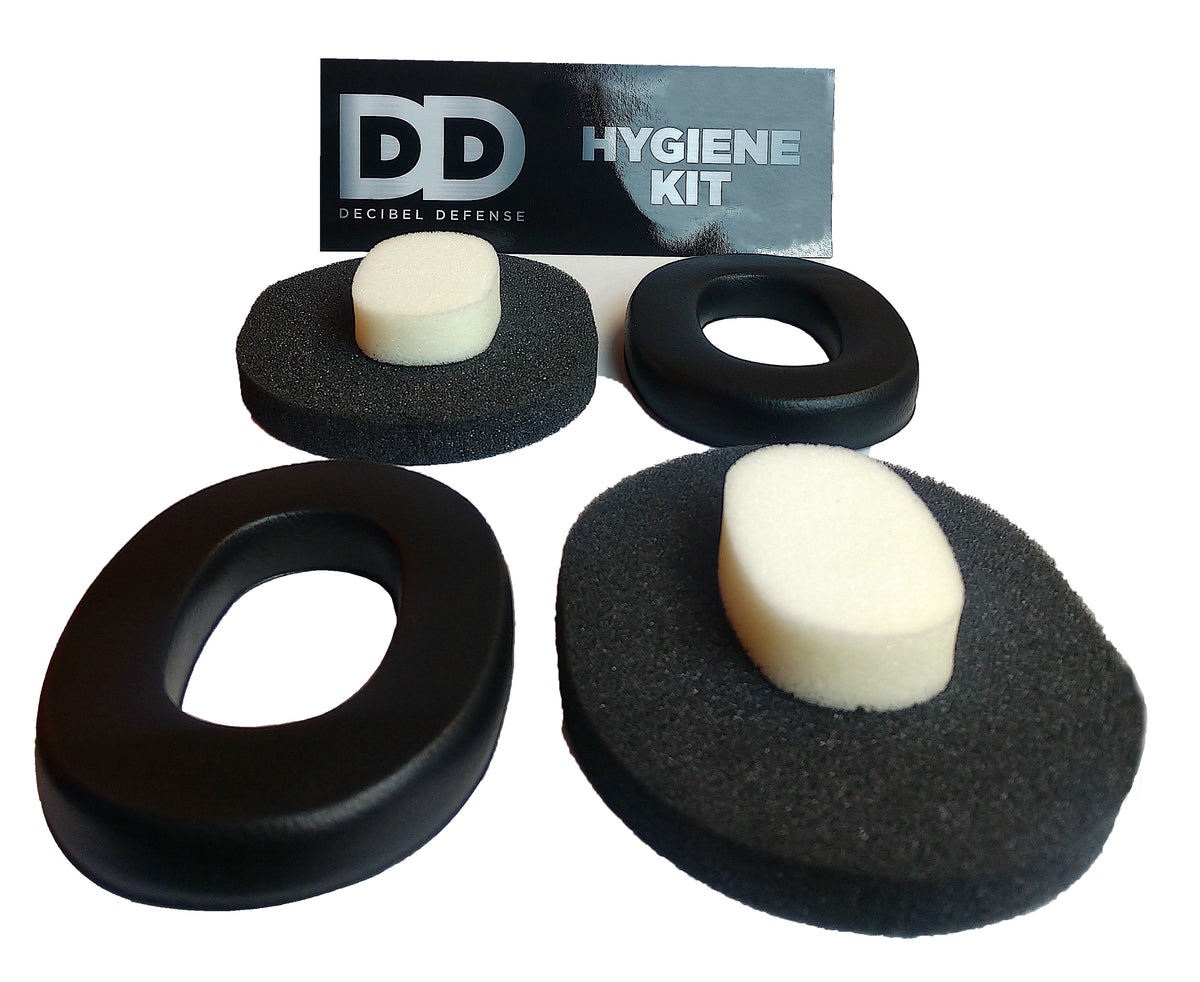 Decibel Defense Replacement Cushions and Foam Liners - Hygiene Kit