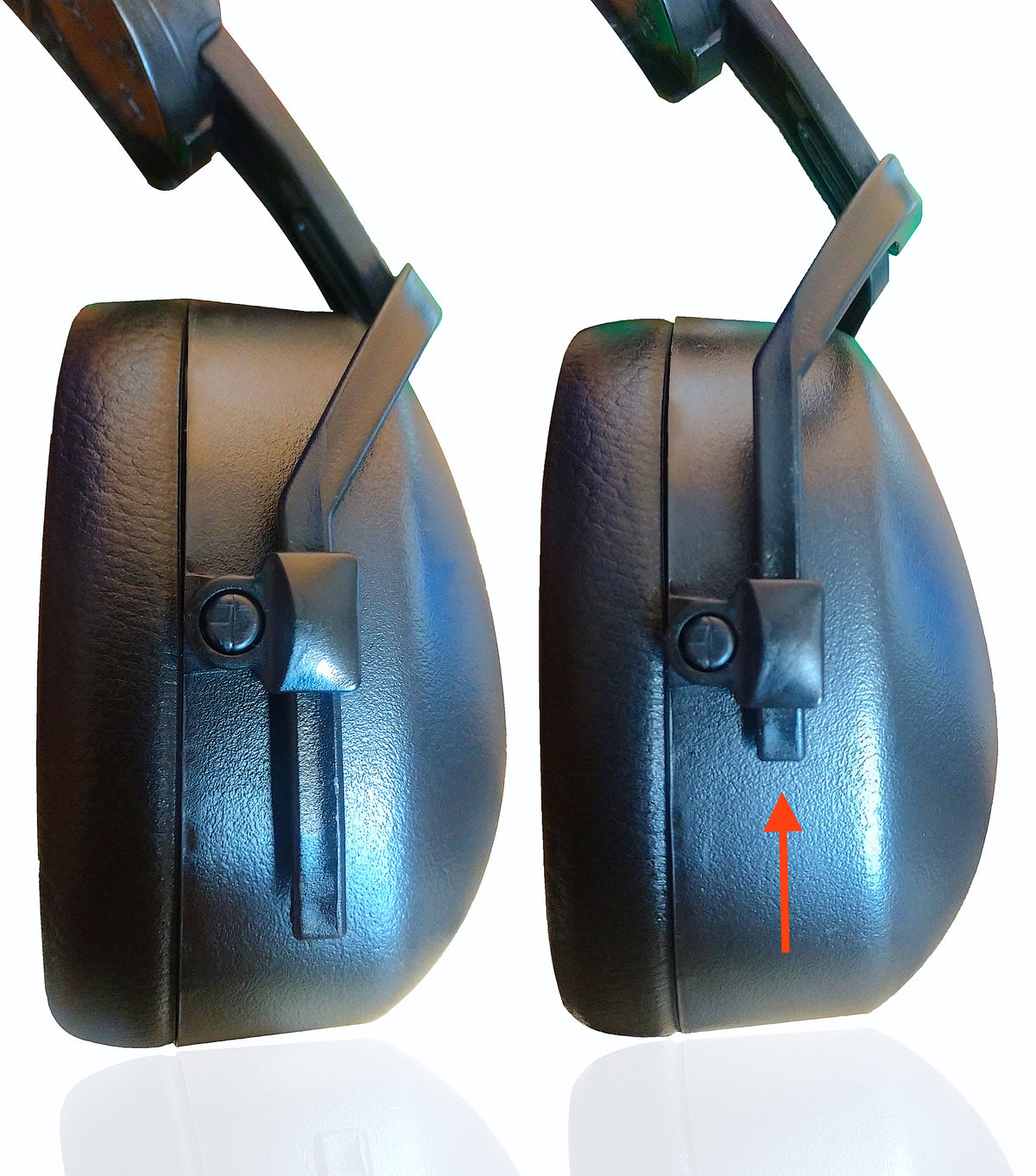 Decibel Defense Attachable Hardhat Hearing Protection (Black)