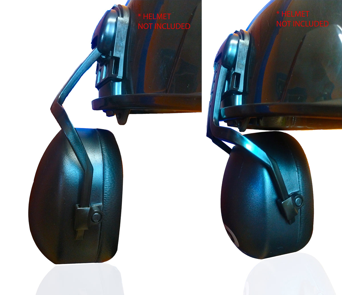 Decibel Defense Attachable Hardhat Hearing Protection (Black)