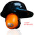 DECIBEL DEFENSE Attachable Hardhat Hearing Protection (Hi-Viz Orange)