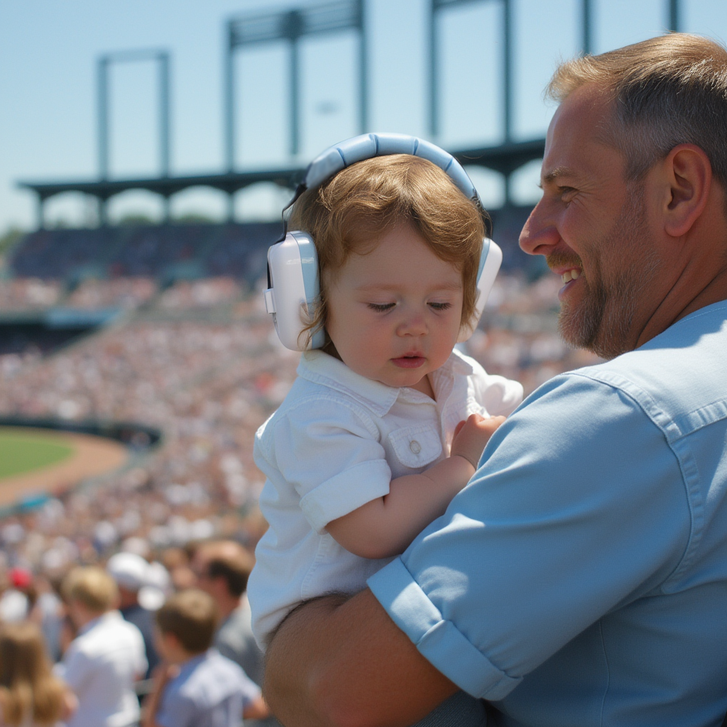 Decibel Defense Kids Earmuffs in Blue