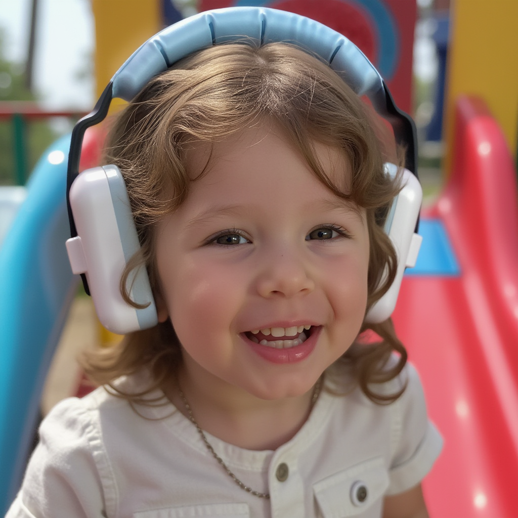 Decibel Defense Kids Earmuffs in Blue