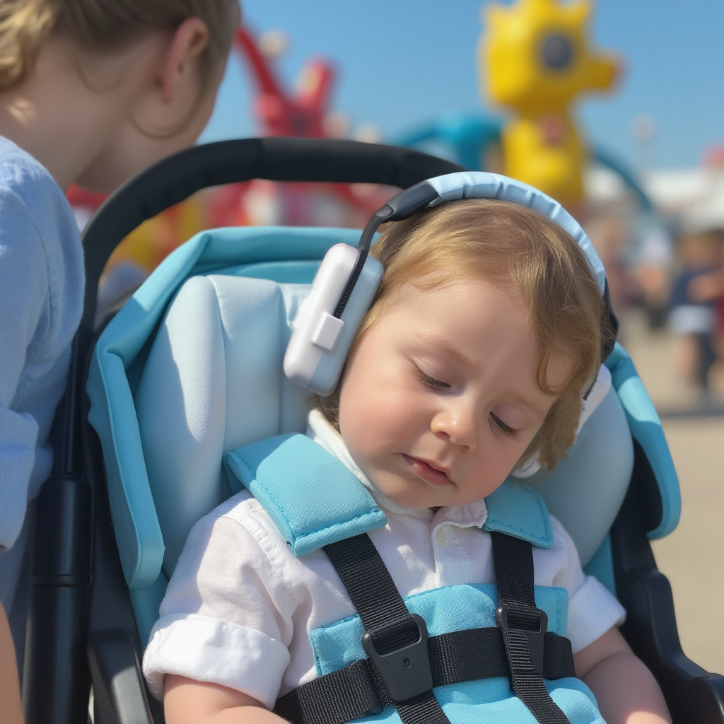 Decibel Defense Kids Earmuffs in Blue