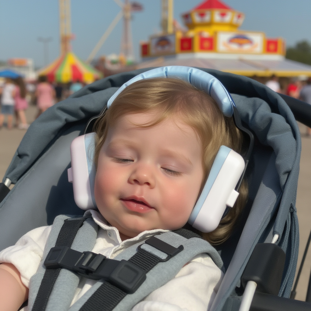 Decibel Defense Kids Earmuffs in Blue