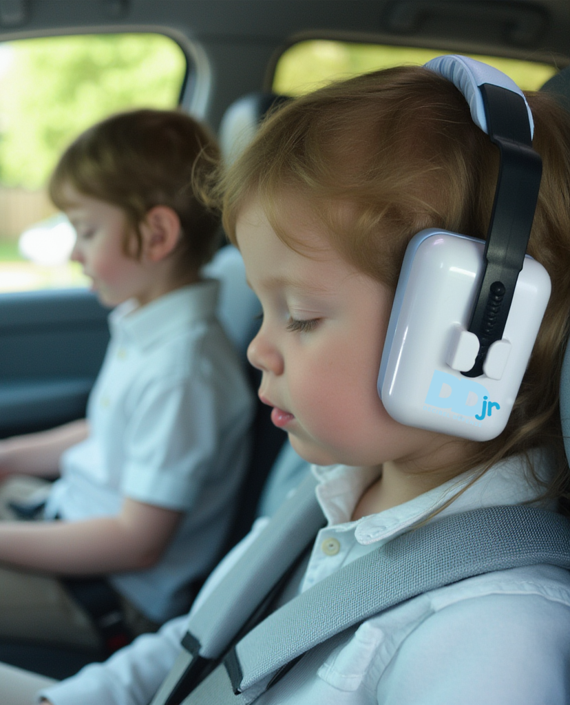 Decibel Defense Kids Earmuffs in Blue