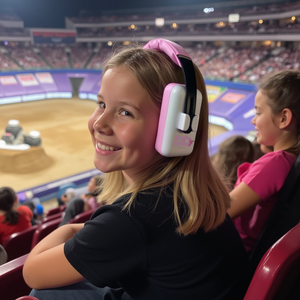 Decibel Defense Kids Earmuffs in Pink