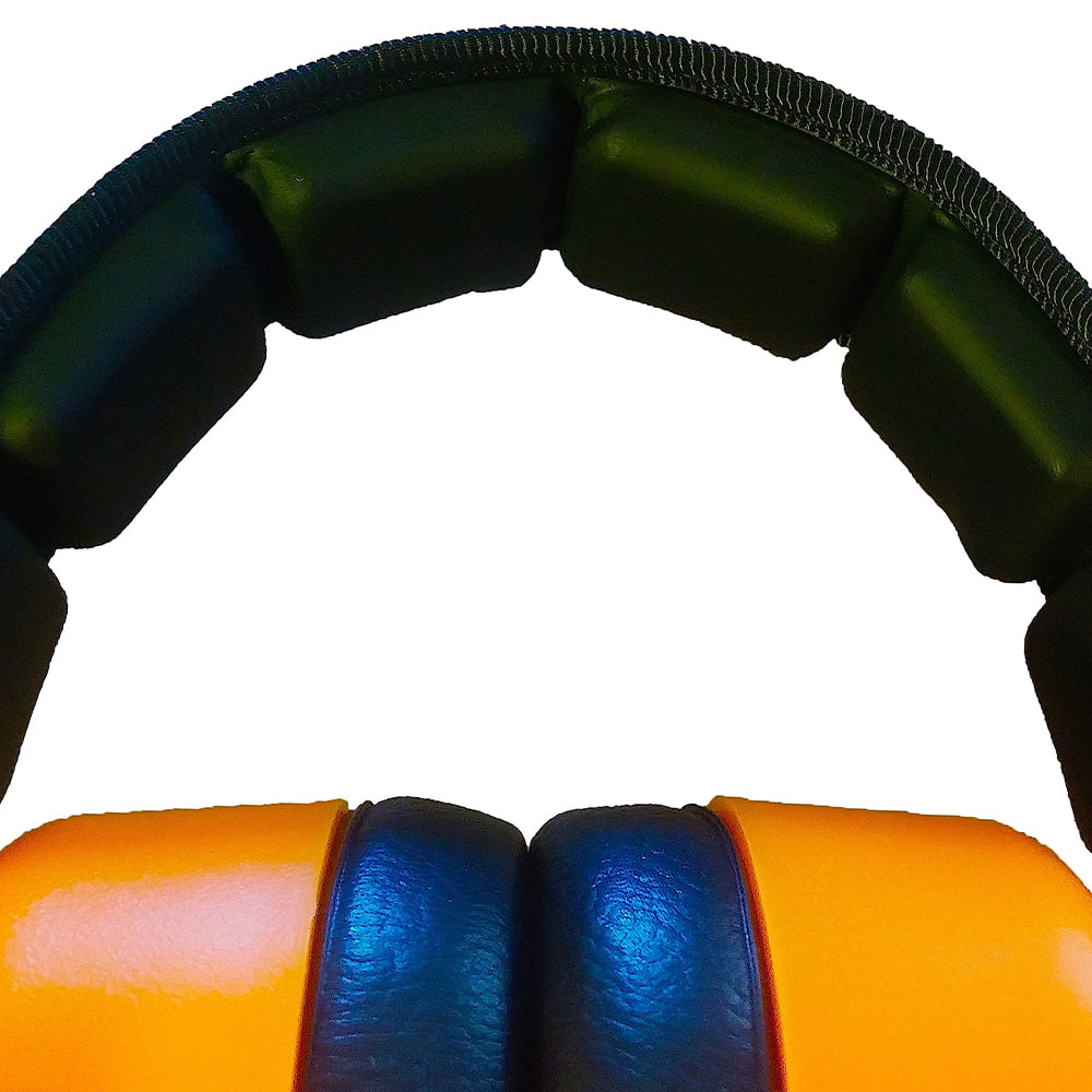 Decibel Defense Safety Earmuffs in Hi-Visibility Orange
