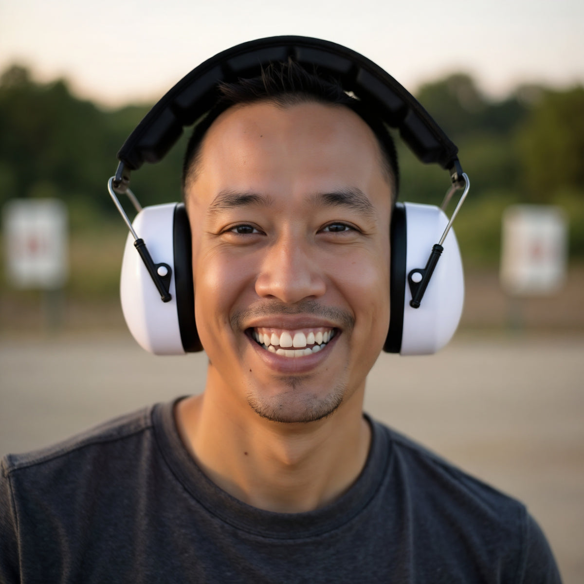 Decibel Defense Safety Earmuffs in White