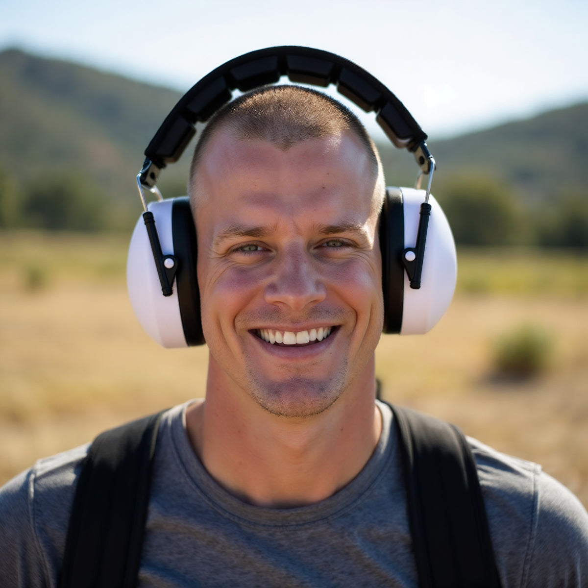 Decibel Defense Safety Earmuffs in White