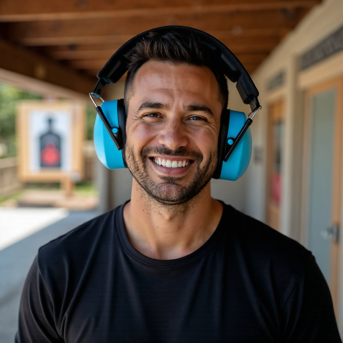 Decibel Defense Safety Earmuffs in Blue