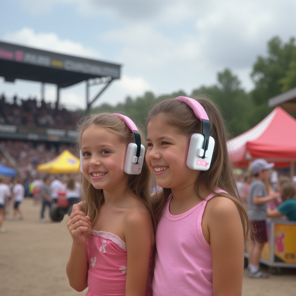 Decibel Defense Kids Earmuffs in Pink