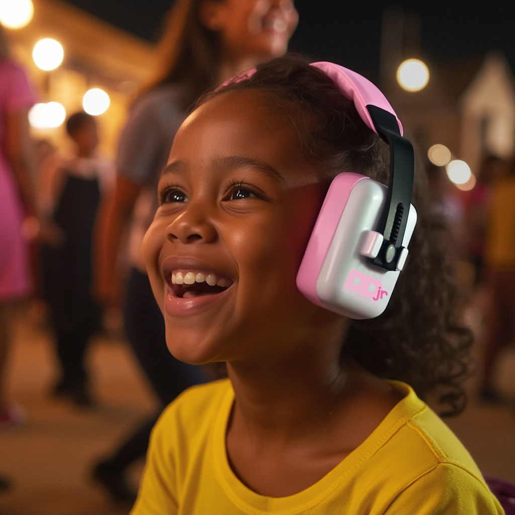 Decibel Defense Kids Earmuffs in Pink