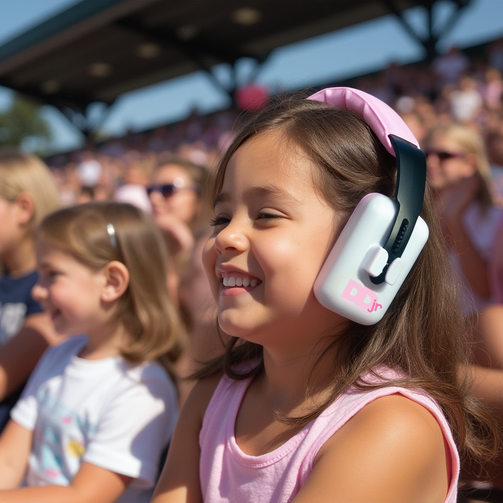 Decibel Defense Kids Earmuffs in Pink