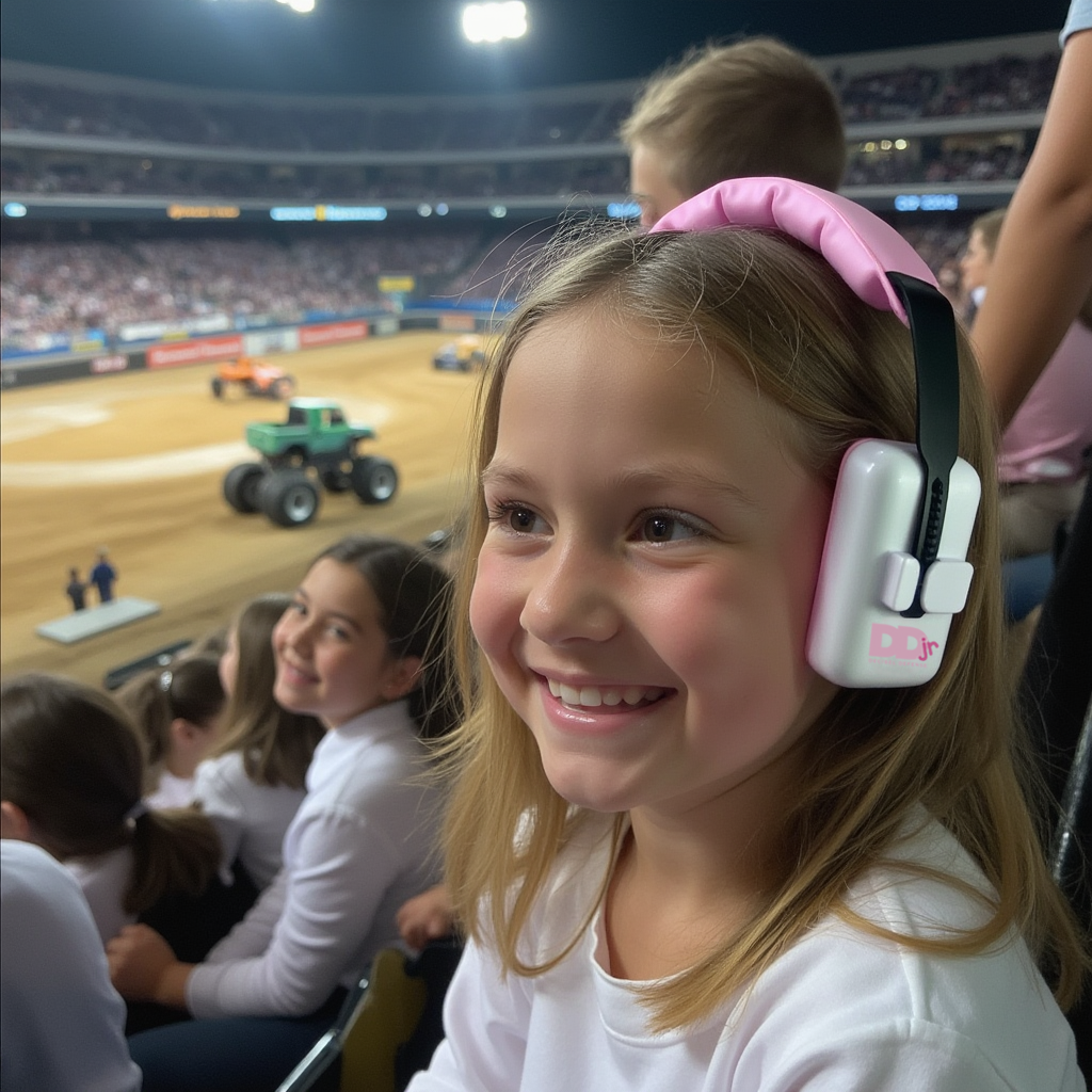 Decibel Defense Kids Earmuffs in Pink