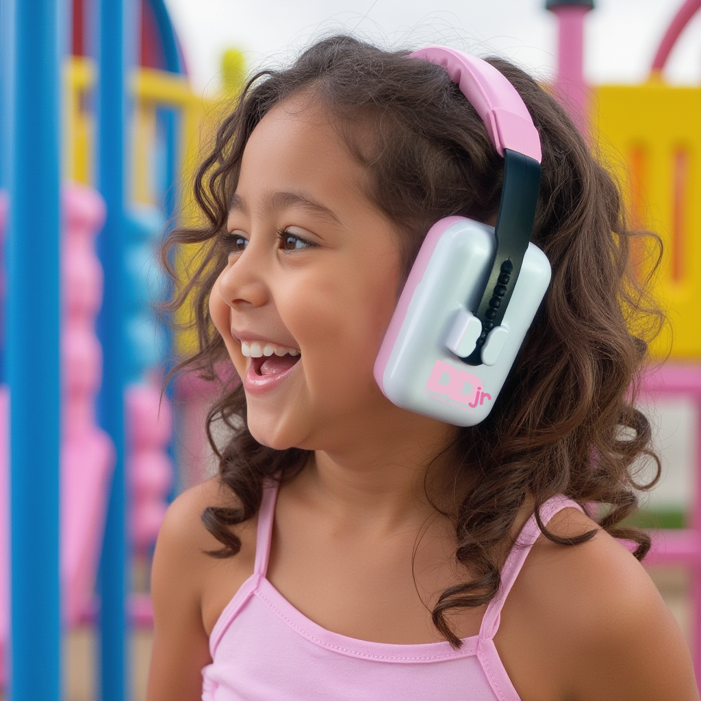 Decibel Defense Kids Earmuffs in Pink