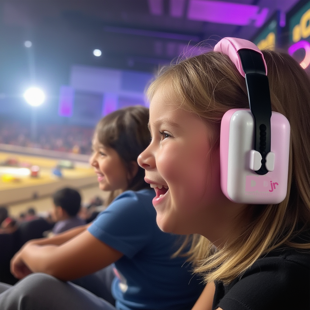 Decibel Defense Kids Earmuffs in Pink