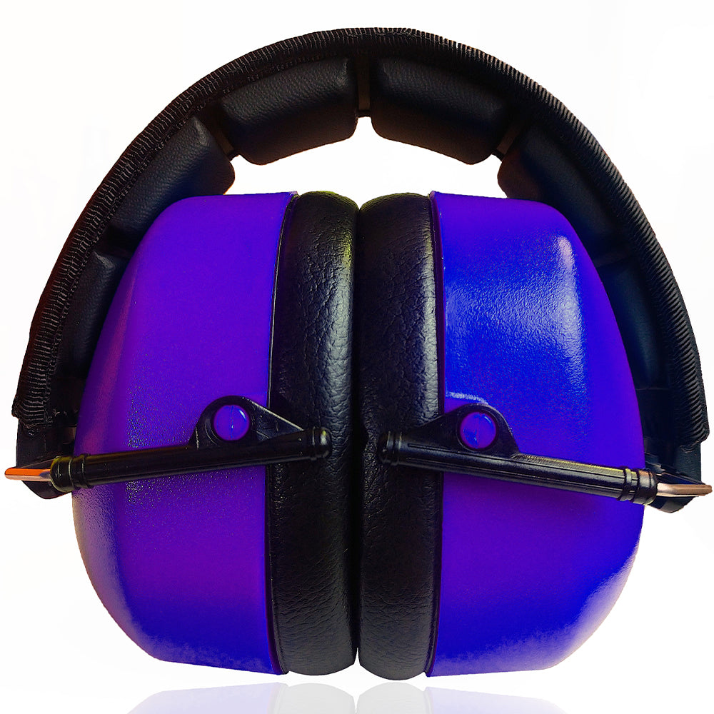 Decibel Defense Safety Earmuffs in Indigo/Purple