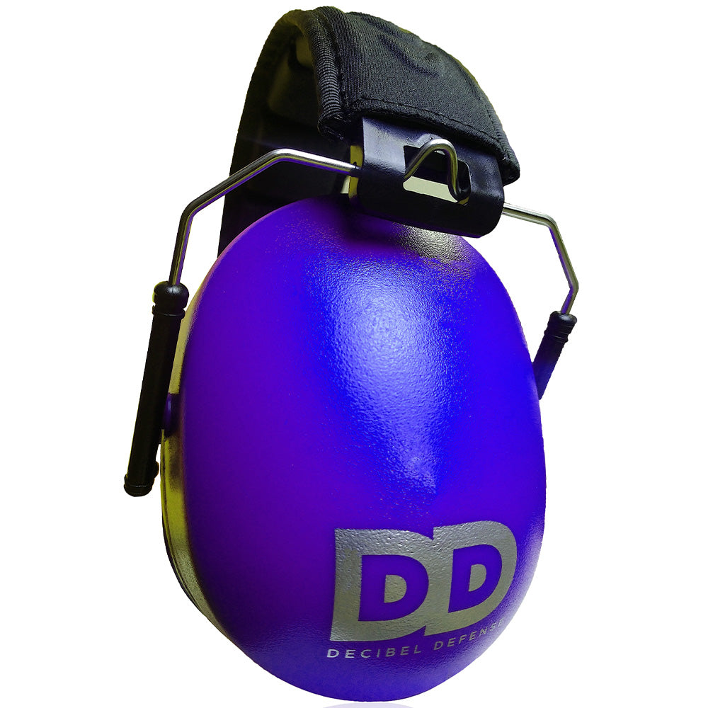 Decibel Defense Safety Earmuffs in Purple