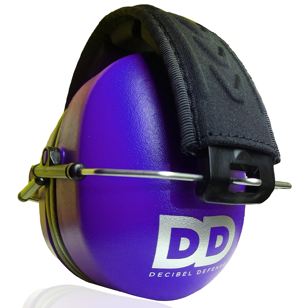 Decibel Defense Safety Earmuffs in Indigo/Purple