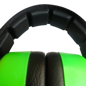 DECIBEL DEFENSE SAFETY EAR MUFF (SAFETY GREEN)