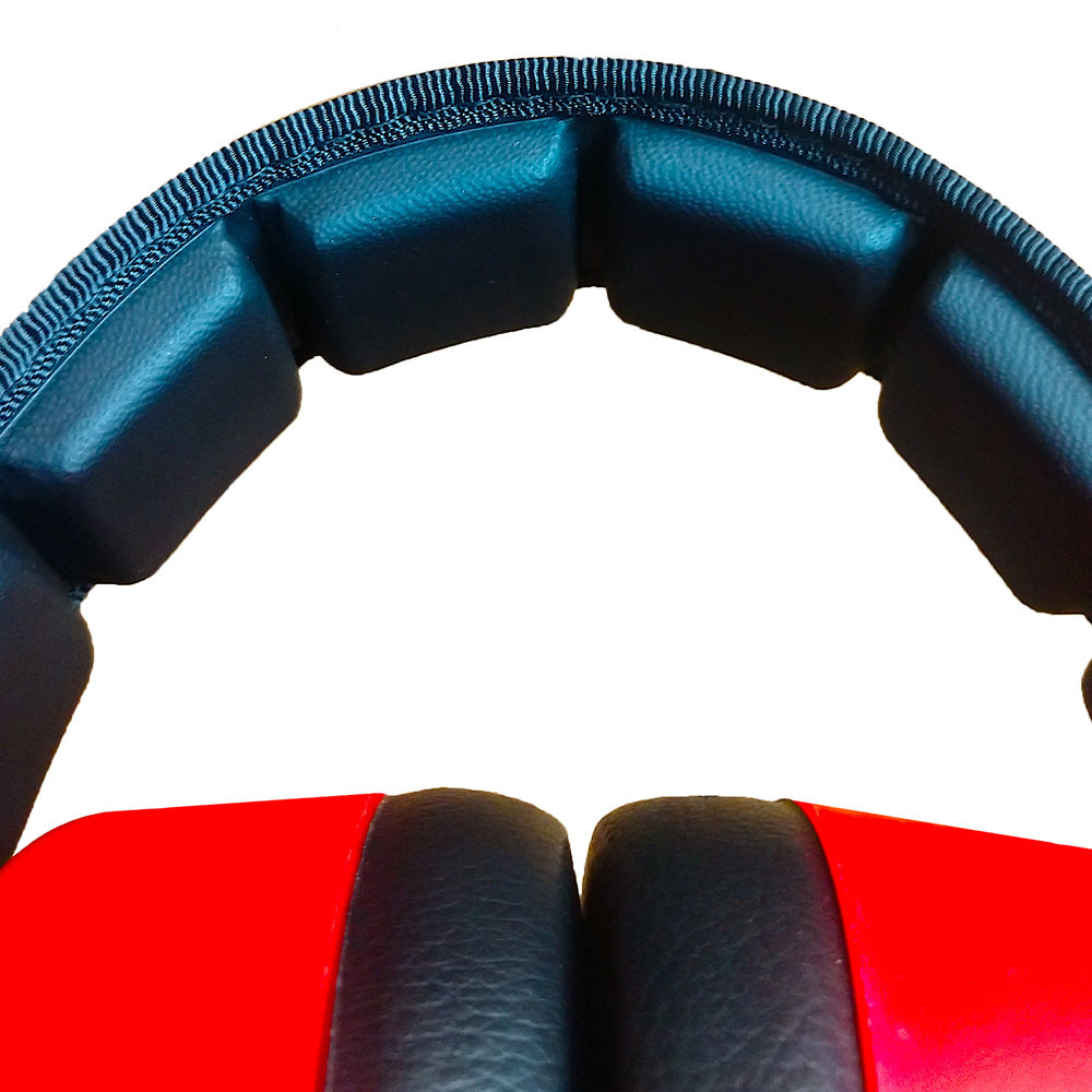 Decibel Defense Safety Earmuffs in Red