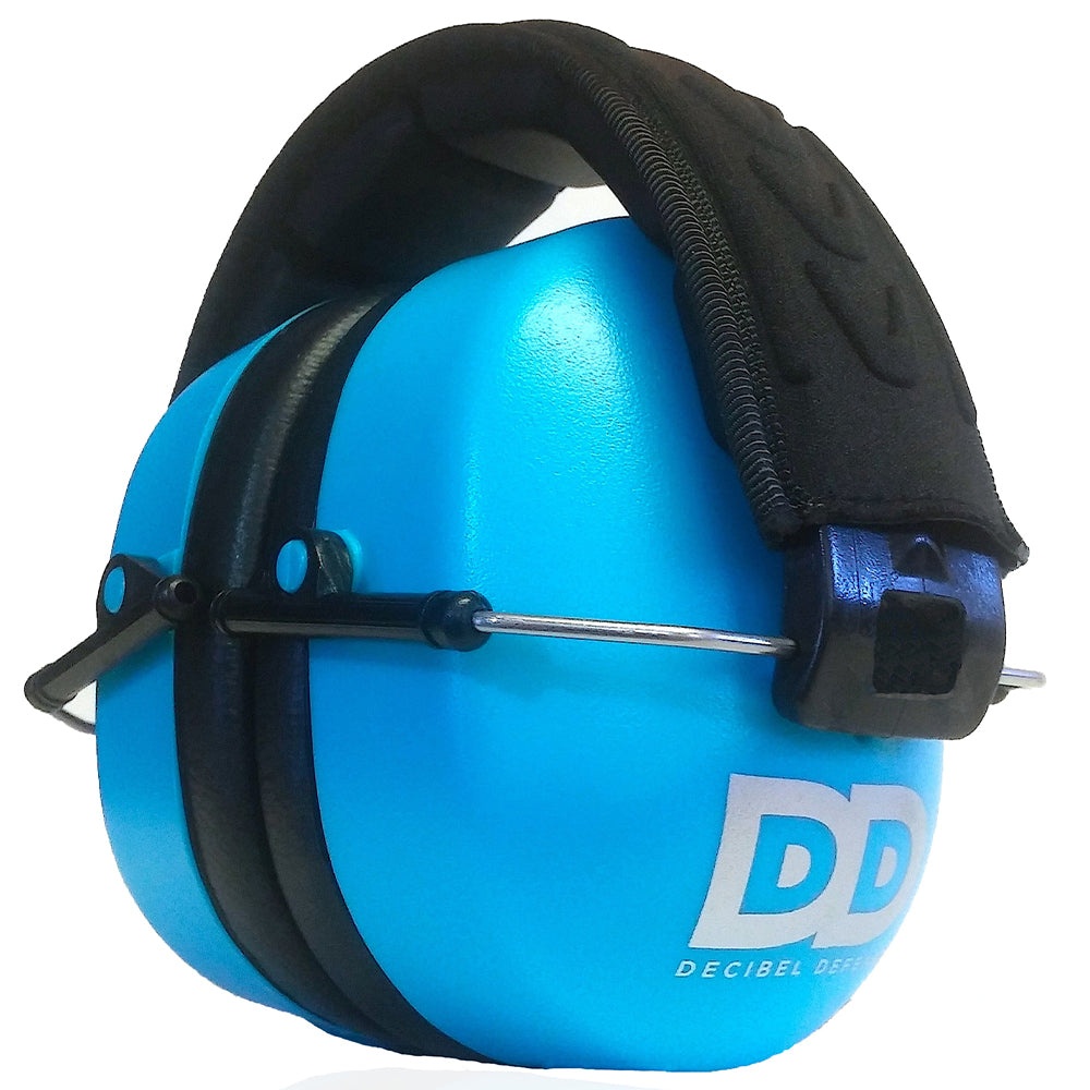Decibel Defense Safety Earmuffs in Blue