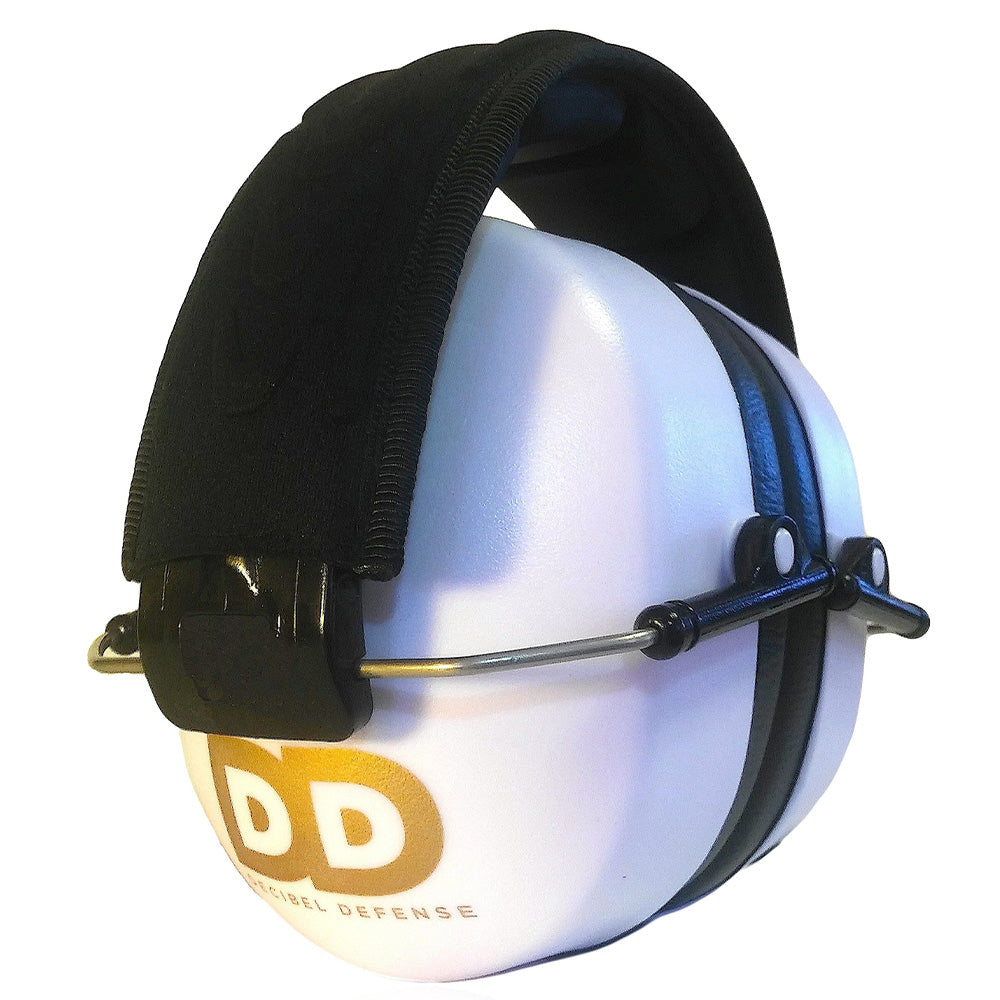 DECIBEL DEFENSE SAFETY EAR MUFF (WHITE) Decibel Defense